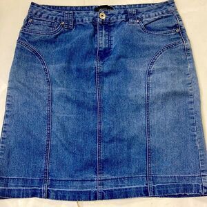 Vintage Baccini Women Skirt Jeans Size 12